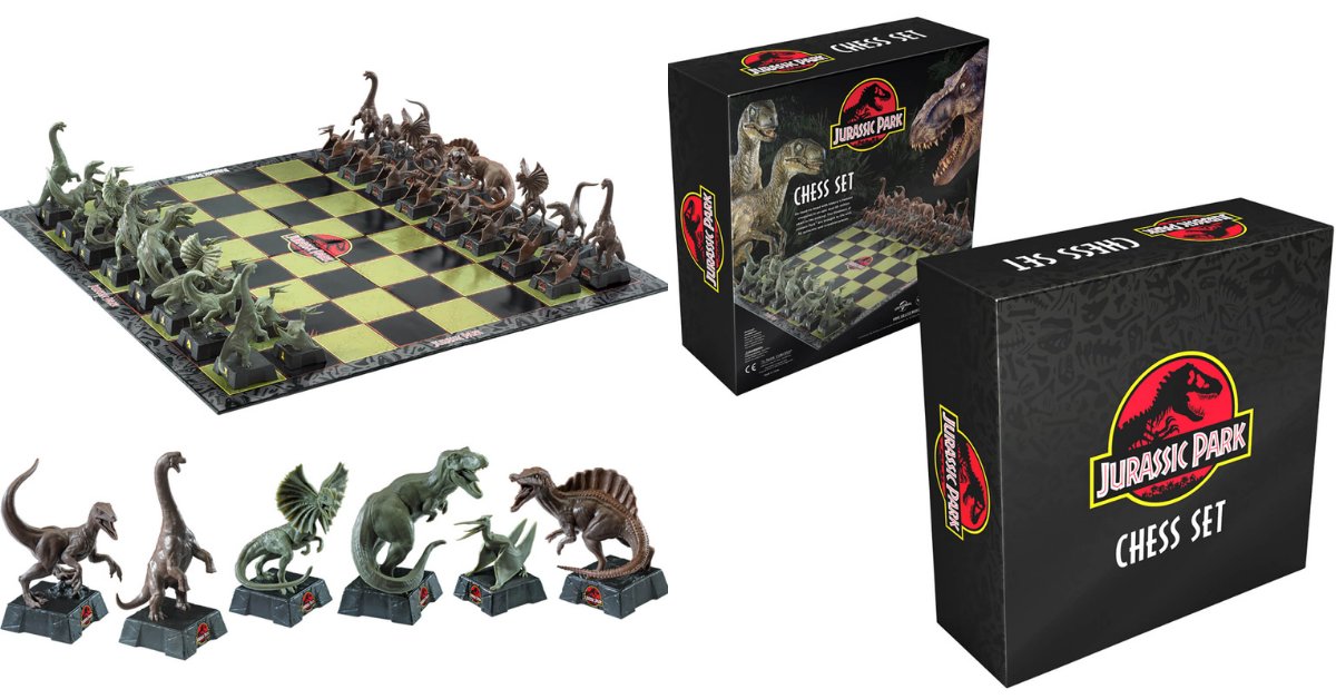 Jurassic Park Chess Set at