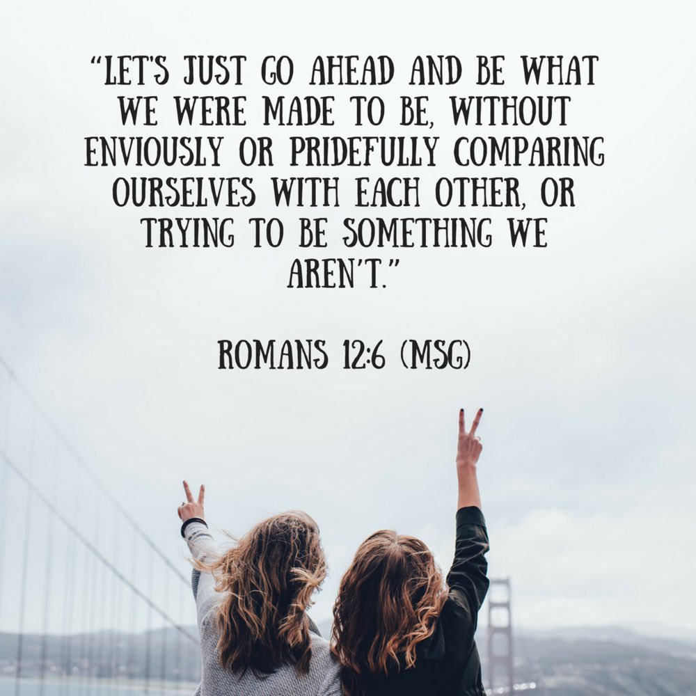 Go into 2021 committing to be you, with all the gifts, talents and character flaws you have and know that being fully who you are and being the best ‘you’ that you can be is all God is asking of you.