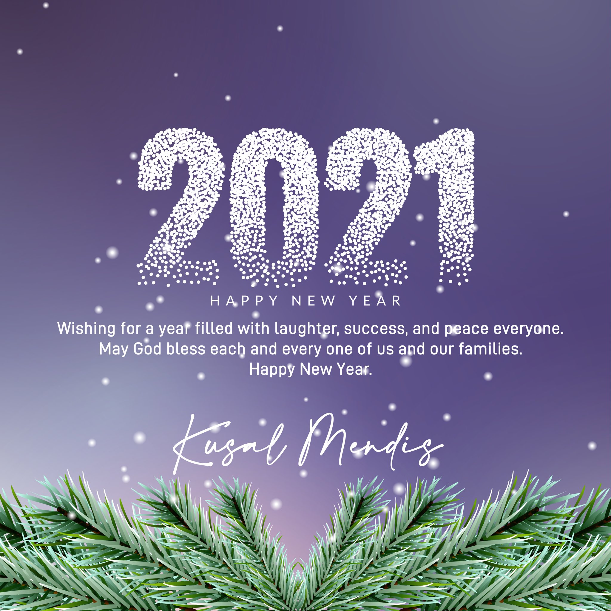 Kusal Mendis Wishing For A Year Filled With Laughter Success And Peace Everyone May God Bless Each And Everyone Of Us And Our Families Happy New Year Happynewyear Hny Hny21