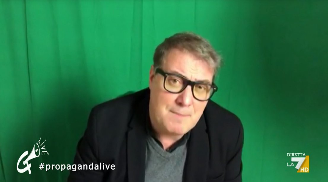 welikeduel's tweet image. "Negazionista, attento a non negare troppo. Se neghi due volte la stessa cosa, poi diventi affermazionista"

#propagandalive