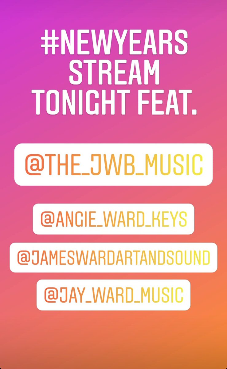 Jayward0's tweet photo. #NewYearsEve stream tonight at 6:30pm central time on YouTube
@jwartandsound @TheJWB
.
#newyears #stream #YouTube https://t.co/ErEguZVydY