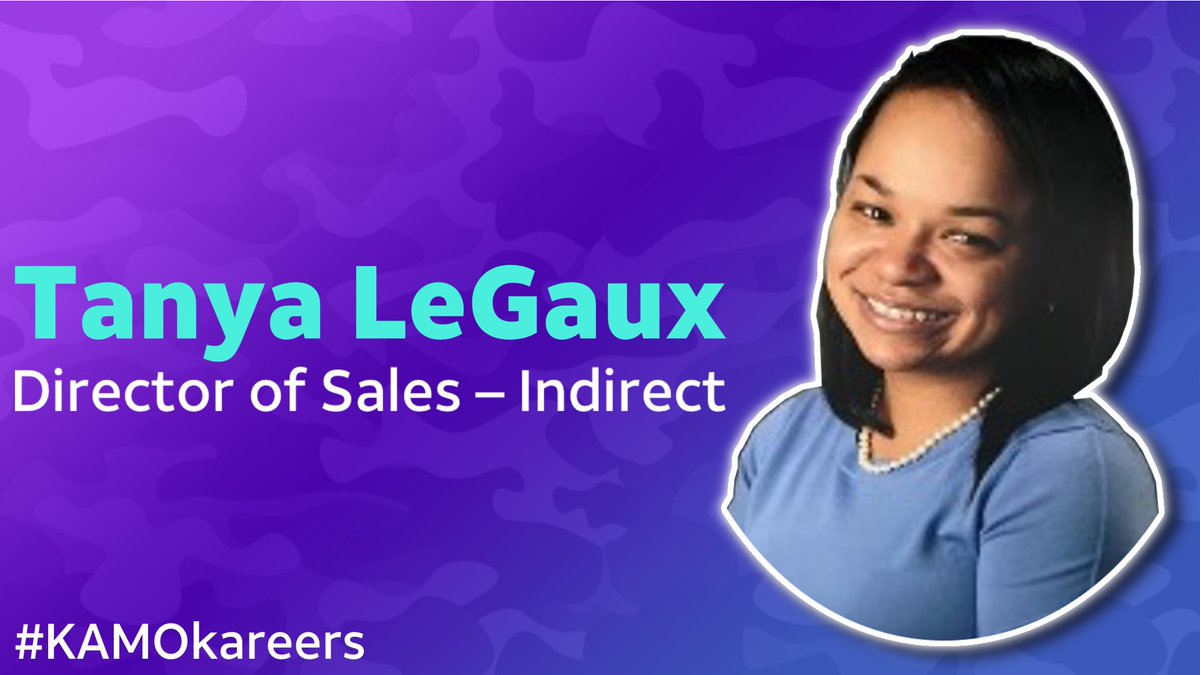 KAMOkonnects's tweet image. 🚨KAMO ORGANIZATIONAL ANNOUNCEMENT🚨

Tanya LeGaux has accepted the position of Director of Sales - Indirect for KAMO ARmy!

Please join us in congratulating Tanya!