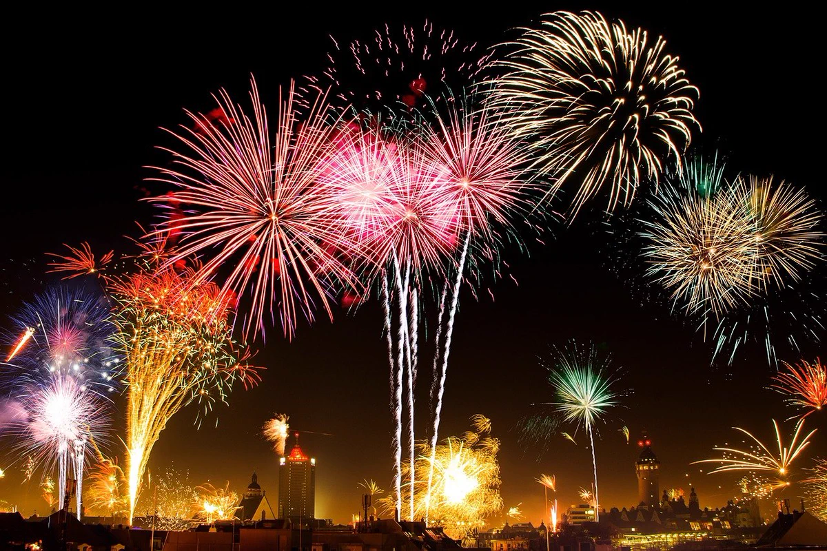 new year's eve, fireworks, beacon
