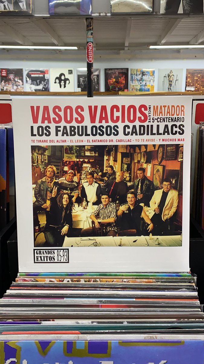 De 1993 en formato CD a 2020 en formato LP “Vasos Vacíos” #LosFabulososCadillacs #LRR #eldiscoescultura