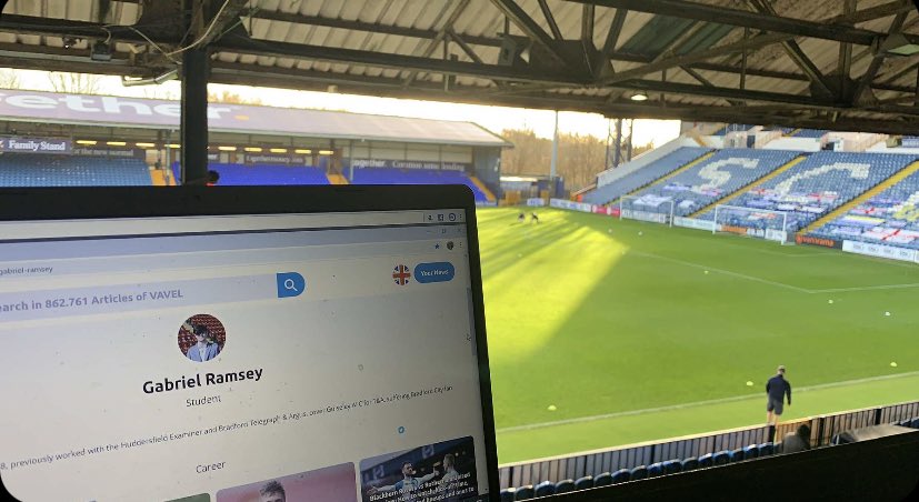 GabRamseyJourno's tweet photo. Happy New Year to everyone! What a year it’s been!

A year ago today I wasn’t even writing articles, I now work with-   @ExaminerHTAFC, @VAVEL and @thecitygent.

I’m now covering @GuiseleyAFC for the @Bradford_TandA and am the @officialbantams correspondent for @AllOutFootball_. https://t.co/j5BjzVDszj