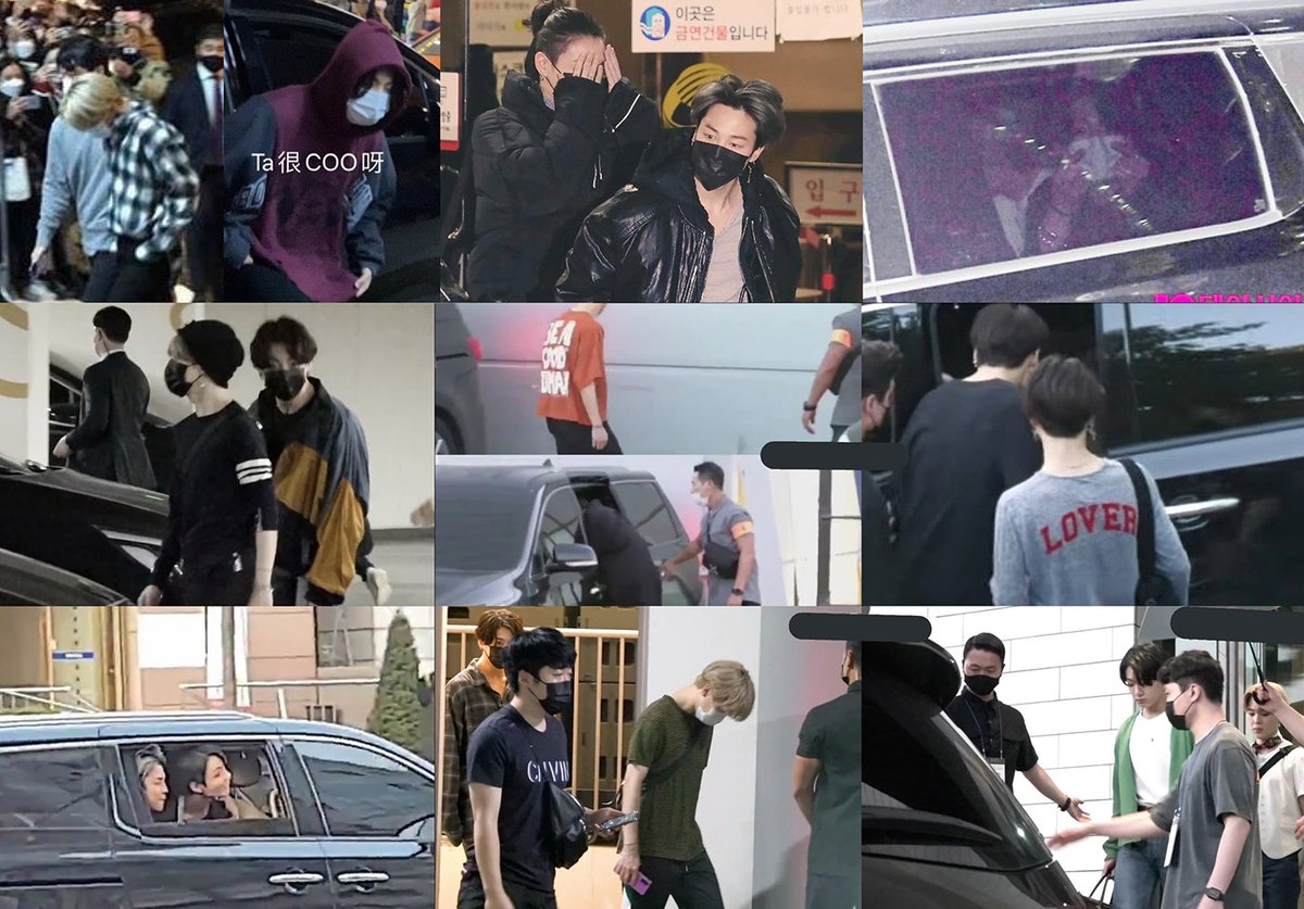 9. Same CarSince Jikook are always together and come and leave together, they always share the same car. We got lots of ‘Jikook in the same car’ moments this year that I almost lost track and I only put a few of them here. Did I mention Jikook are always together?
