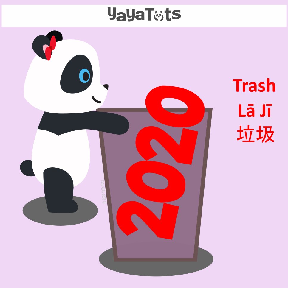 YaYaTots's tweet photo. Learn how to say "trash" in mandarin &amp; say goodbye to 2020! 

#learnmandarin #learnchinese #yayatots #learningsongs  #学习中文 https://t.co/ncPQUc08Eq