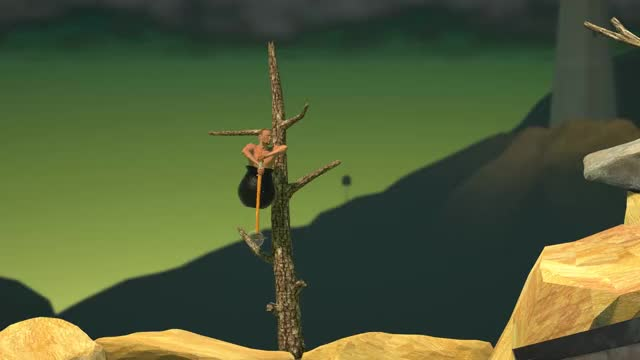 Getting Over It with Bennett Foddy (by  @bfod) - Turns out I'm a fake gamer.