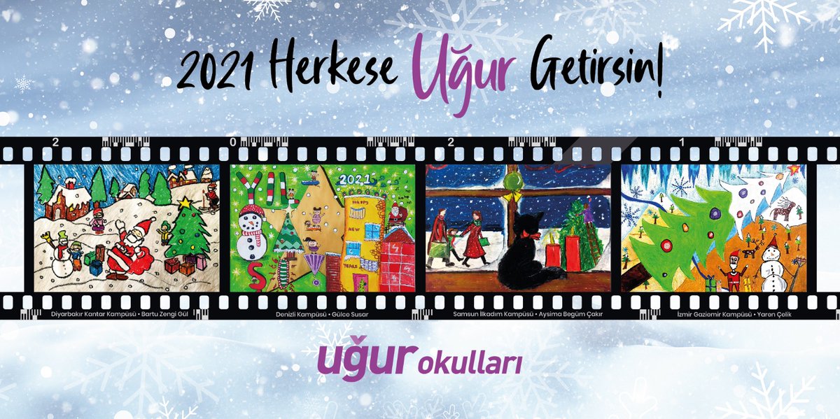 Uğurlu öğrencilerimizin resimleri kadar renkli; sağlık ve mutlulukla dolu bir yeni yıl geçirmek dileğiyle. Hoş geldin #2021! 🎄 🎉

#2021UğurluGelsin 💜