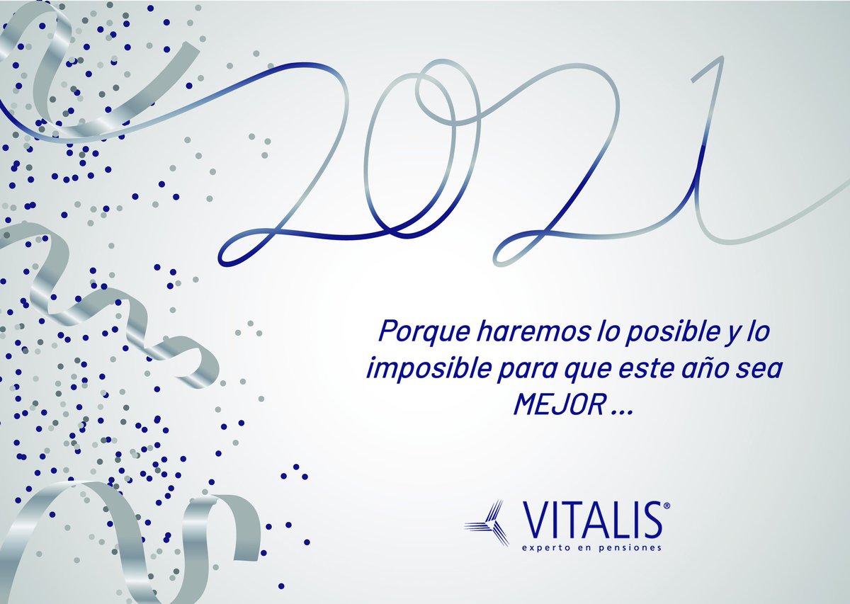 VITALIS les desea un próspero y feliz 2021✨

VITALIS, experto en pensiones.