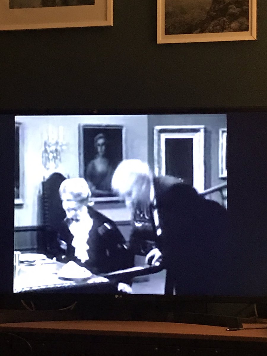 Moehrsch's tweet photo. Time for my annual date with Miss Sophie and James. #dinnerforone https://t.co/DY5PYCIhFd