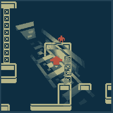 Metamaze (by  @adampi) - I've played lots of takes on 2D-game-meets-3D-game, but never "what if you had to play a 2D game and a 3D game at once, with different maps but the same controls?" Intriguing but arduous.