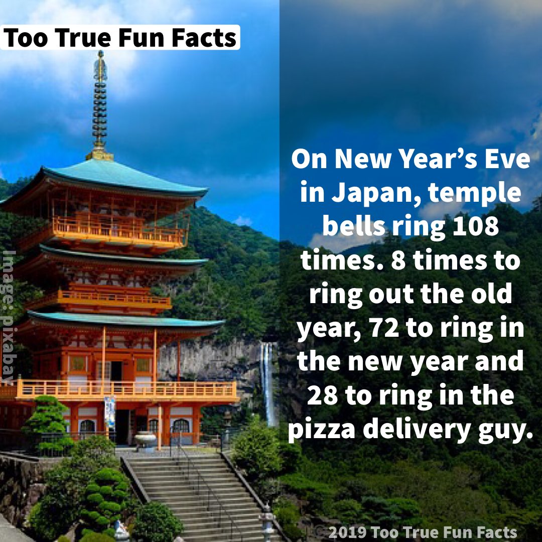 New Years Eve Fun Fact
#NewYearsEve #NewYear #NewYear2021 #Japan #Japanese #HappyNewYear #Comedy #Funny #FunniestTweets #Meme #Memes #MemesDaily #Lol #Lols #Lolz #Humor #Humour #Parody #ParodyAccount #Satire #Fact #Facts #FunFact #FunFacts #Trivia