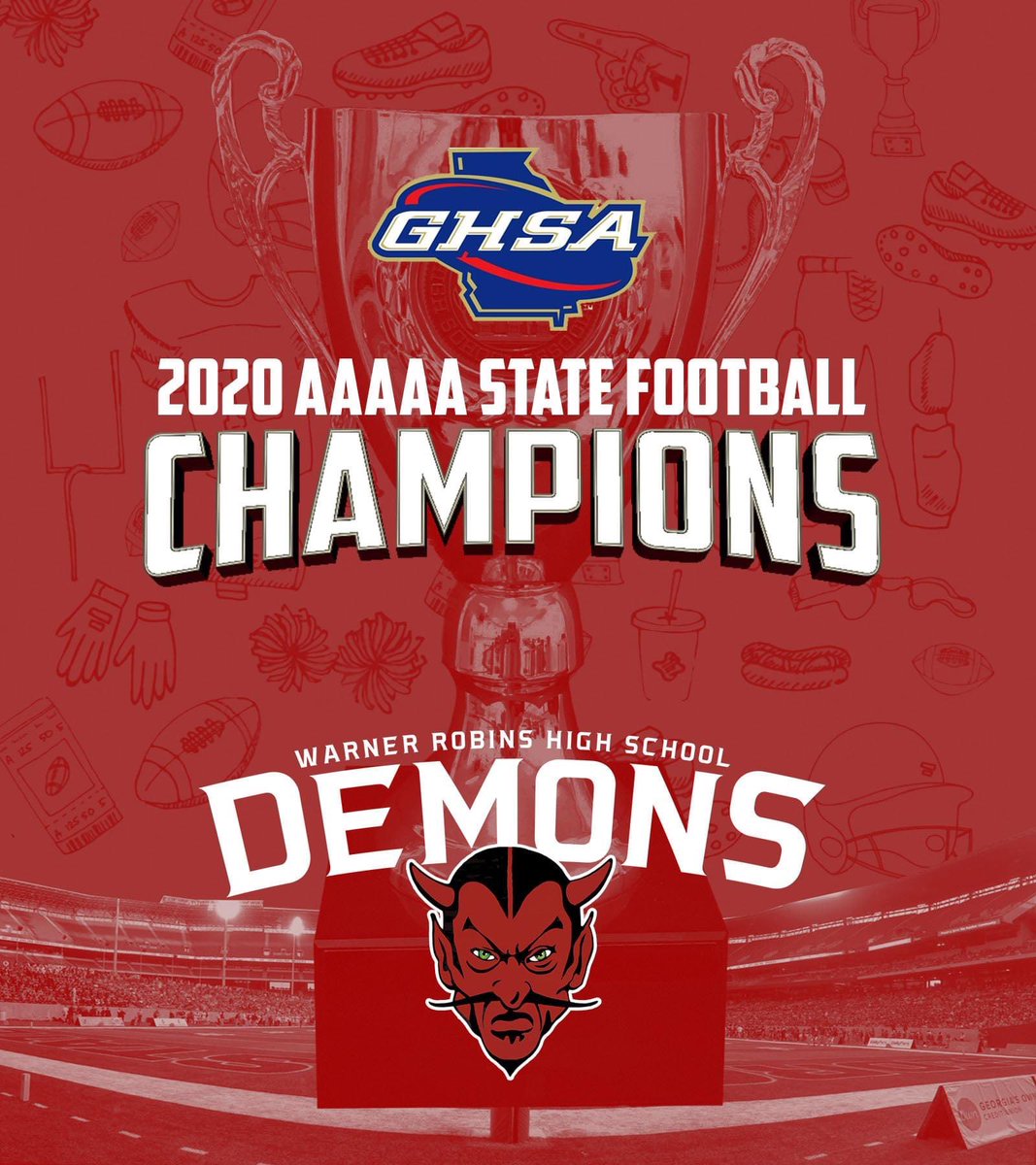 Warner Robins Football (@robinsfootball1) on Twitter photo 2020-12-31 18:22:04