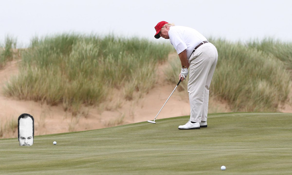 Trump and Brendan, a perfect match.