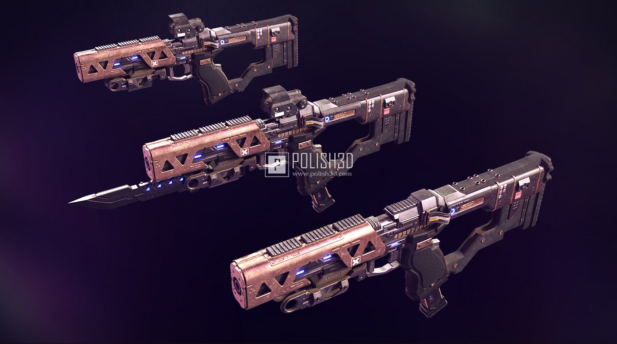 Cyberpunk pistol smg made in 2020.#3dart #3dmodeling #3d #rendering #cyberpunk #gun #scifi #weapon, see more in polish3d.com
