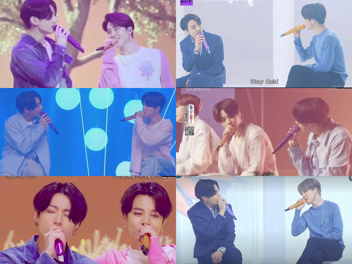 Jikook Units (Stay Gold, Dynamite, ads)This year we were lucky to get many Jikook units in ‘Dynamite’, ‘Stay Gold’ and some ads and photo-shoots. Their chemistry, harmony, and compatibility made lots of beautiful moments for people who love to see them together.