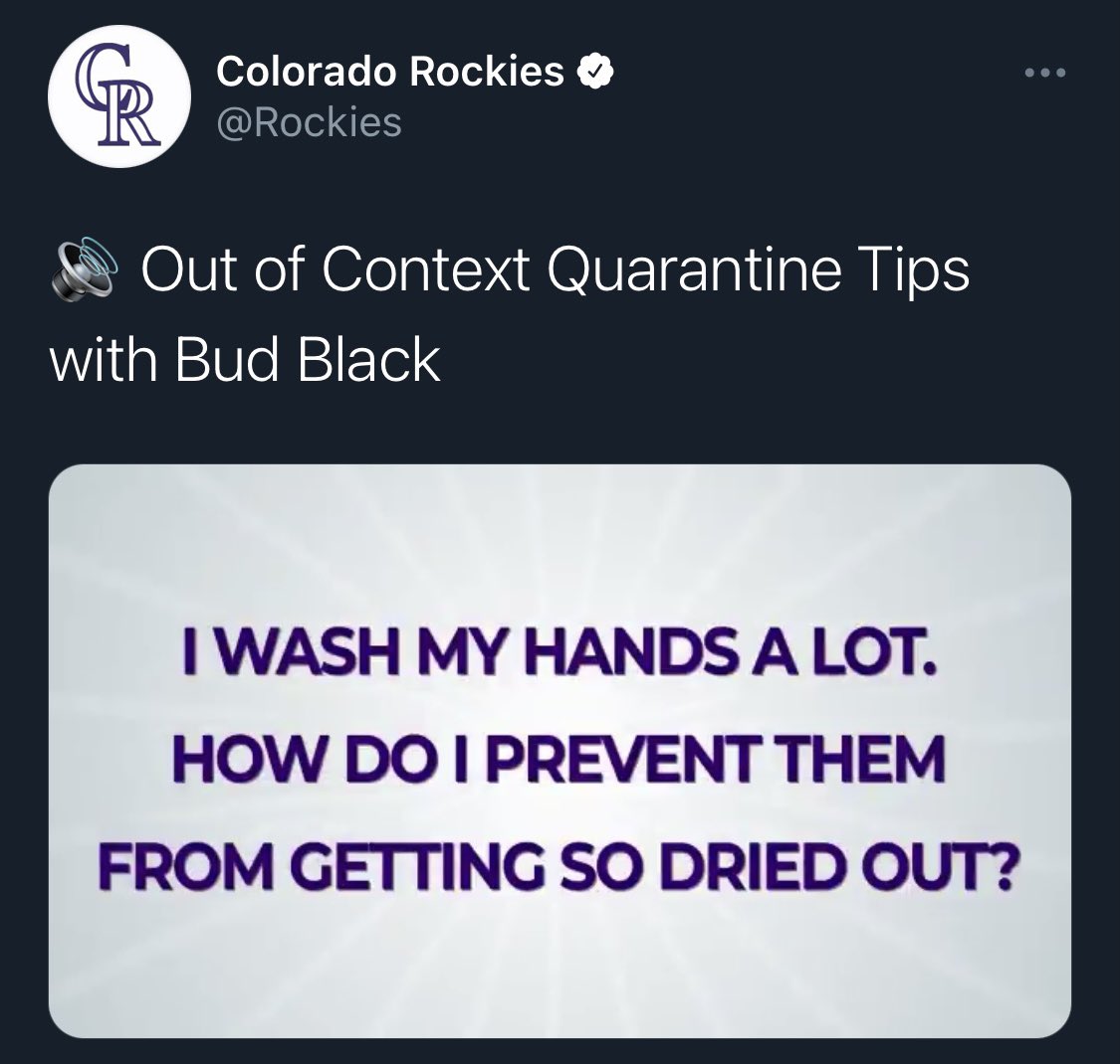 • Out of Context Quarantine Tips repurposed old interviews in a new way (S/O  @joshbg7)• Mystery Takeover was really fun until circumstances changed and we decided to drop it• Copied “Some Good News” to create “Jacket Guy Report” (S/O  @camtheramman)• Gifted toilet paper