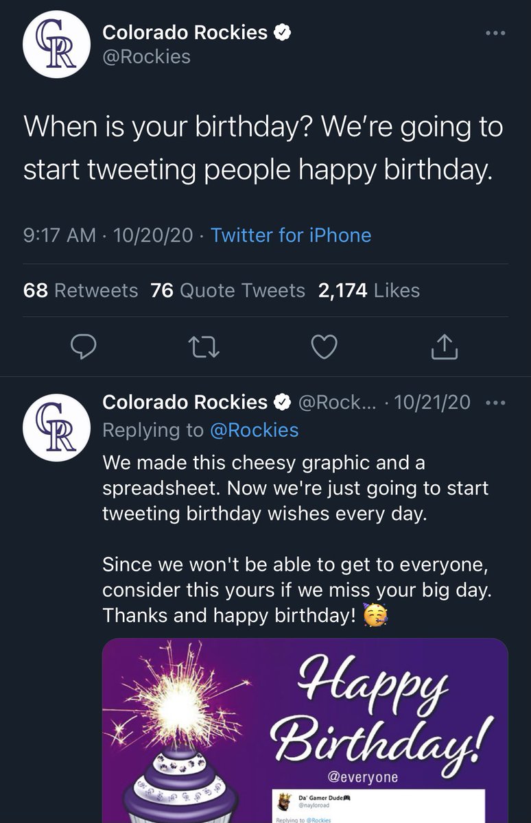 • Shared a heartfelt end of season thread because, yes, I like threads• Started weekly classic games on YouTube (S/O  @jeffdonehoo)• The birthday wish project is fun, though I’m a few weeks behind• Fleets came along and now people see my horrendous penmanship every day