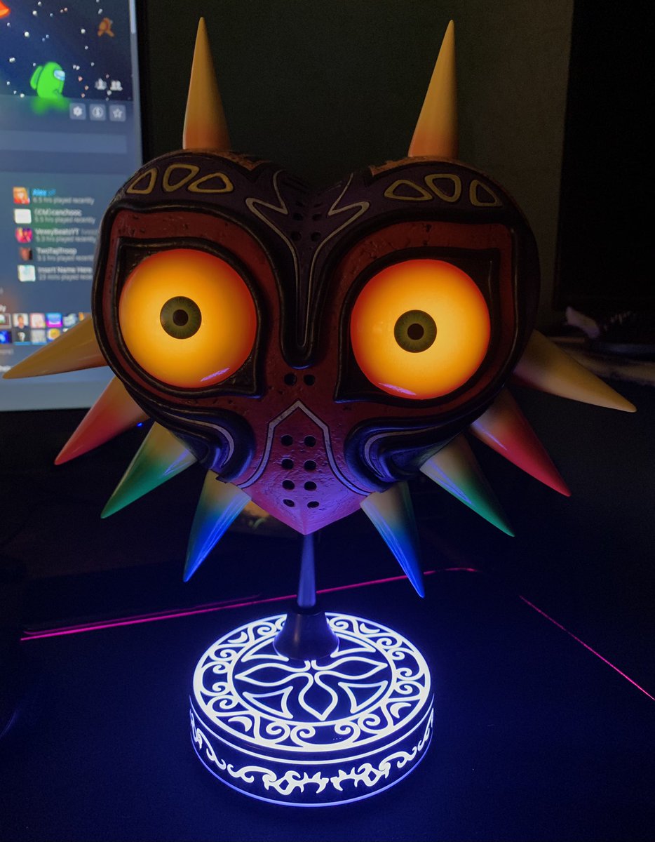 pirate__jet's tweet photo. Beyond excited to finally have my #MajorasMask PVC statue from @First4Figures 😍 it’s one of the coolest things I’ve added to my Zelda collection so far. https://t.co/DosbPb5GGI