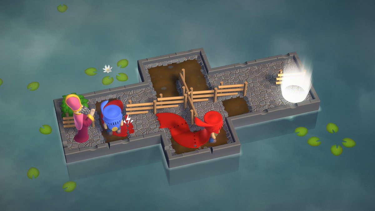 Puddle Knights (by  @lockpickle) - Chivalry isn't dead: lay down your cape so that nobles don't walk in mud. Takes this clever puzzle concept in lots of inventive directions, although I wish it was a little less linear so I didn't get as stuck on the more challenging levels.