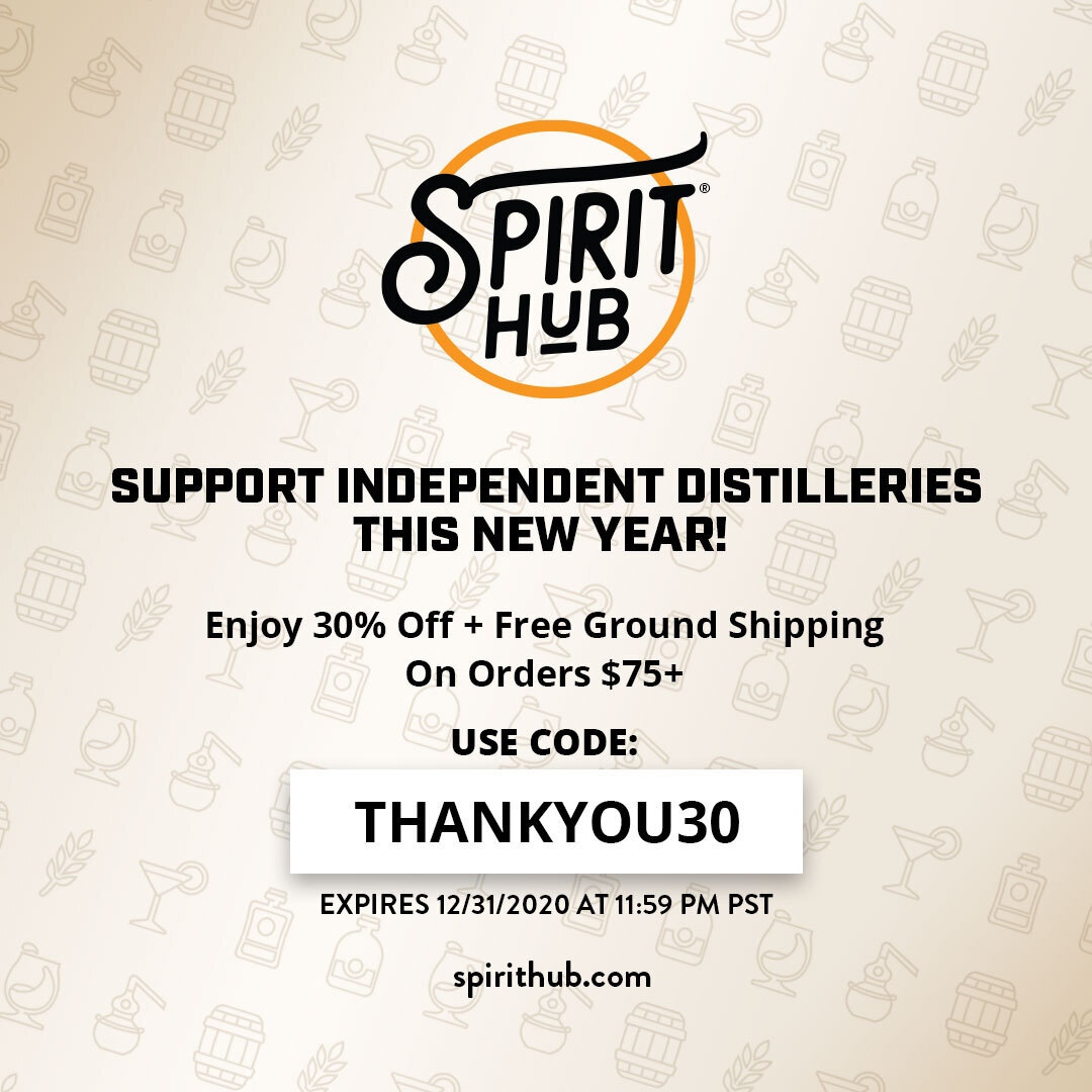 See ya later 2020✌️ Today only, enjoy a 30% off discount on Dead Drop Spirits from our friends @spirithubofficial⁣
⁣
30% off + Free ground shipping on all orders over $75 with promo code: THANKYOU30 (expires at 11:59 PM CST on 12/31)⁣