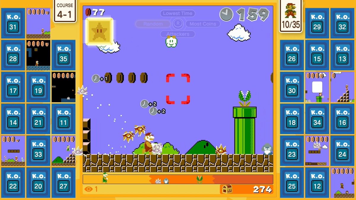 Super Mario 35 - I was surprised at how well the Tetris 99-style battle royale mechanics translated to a platformer. Perhaps a bit frightening that SMB has become as rote as Tetris? Or maybe I'm just bitter that my PB is 2nd place?
