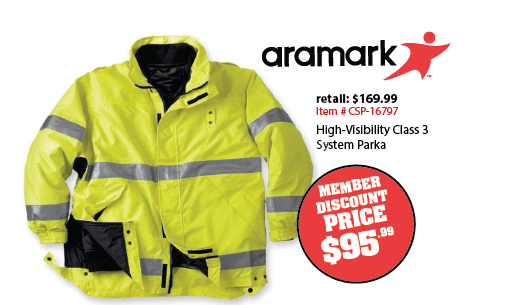 sureEcosystem's tweet photo. Members Save on Hi-Viz Apparel from Aramark...
Aramark Enhanced Visibility Blend Coverall
Call 800-785-229 sureEcosystem Source Code: 109075 https://t.co/9RdTy41dyA