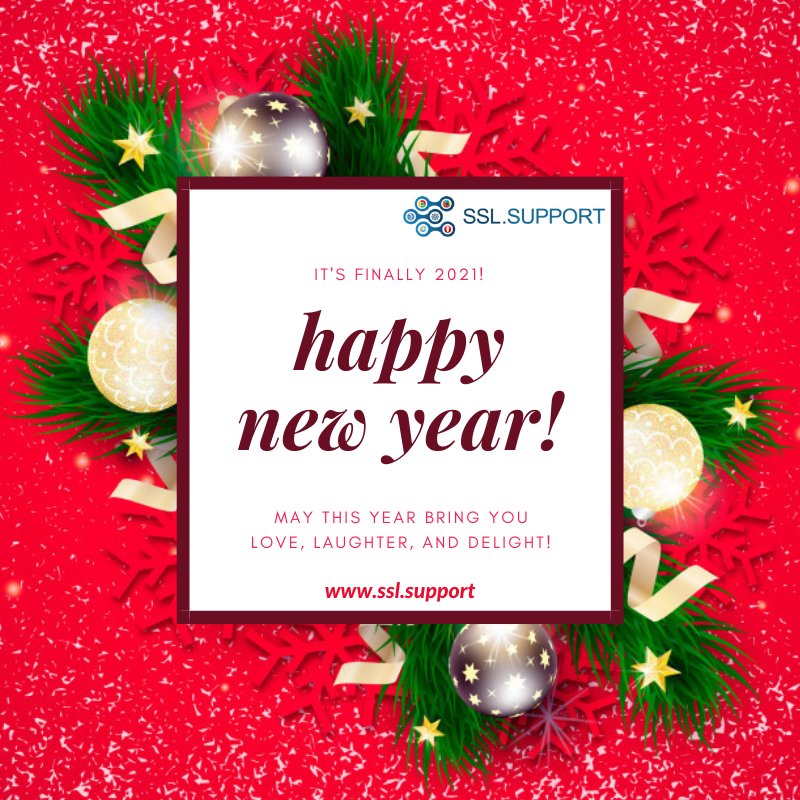 sslcertsupport's tweet image. Happy New Year to all of our clients, friends, teammates, and acquaintances! May the new year bring you and your families lots of joy, happiness, good health, and prosperity!
#happynewyear #sslsupport #sslinstallation #websitesecurity