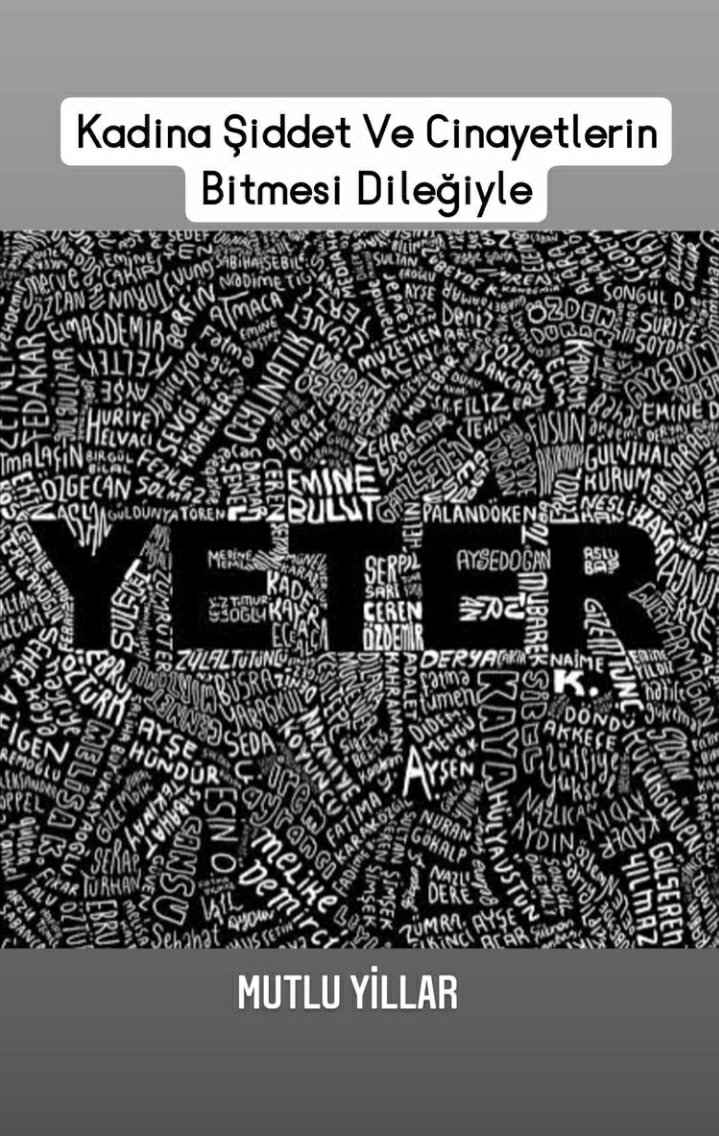 #KadinaSiddeteHayir #MUTLUYILLAR #2020biterken