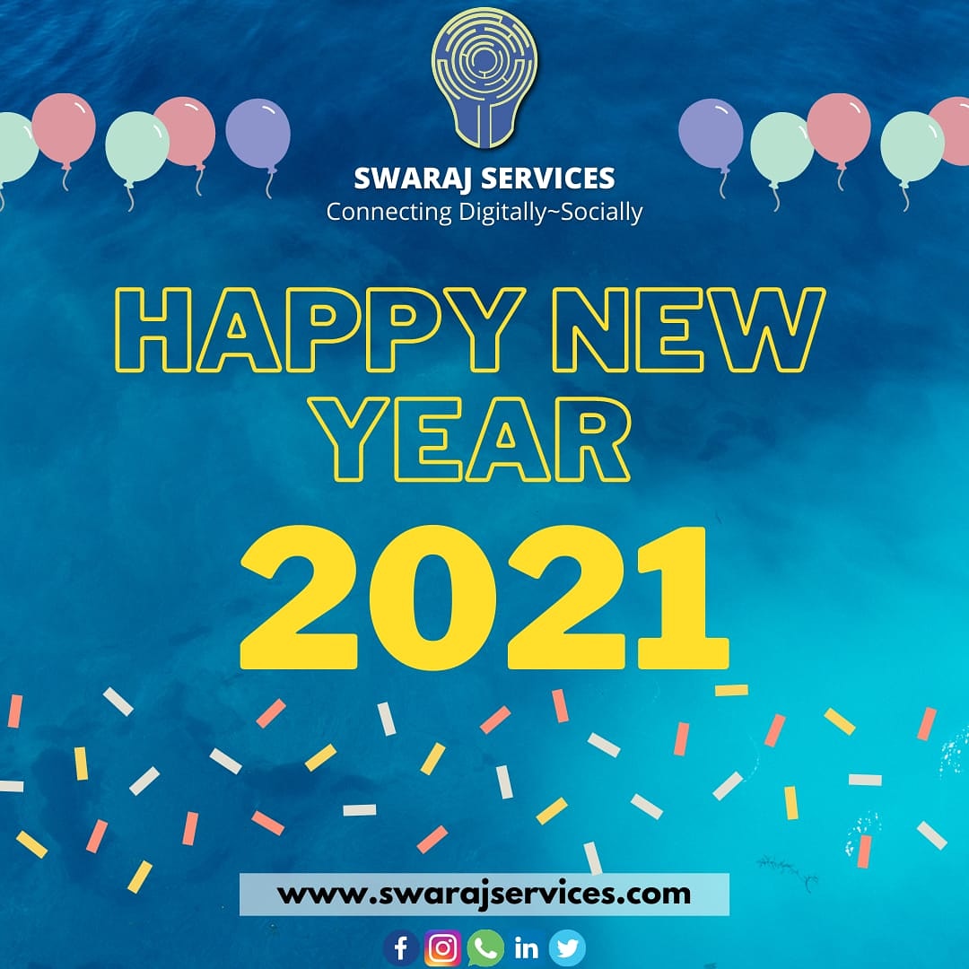 ServicesSwaraj's tweet photo. Wish you all a very Happy New Year 2021💥😊
.
.
https://t.co/pZ1BNwps3M
.
#newyear2021 #happynewyear #swarajservices #2021 https://t.co/Pr4CWj8k4z