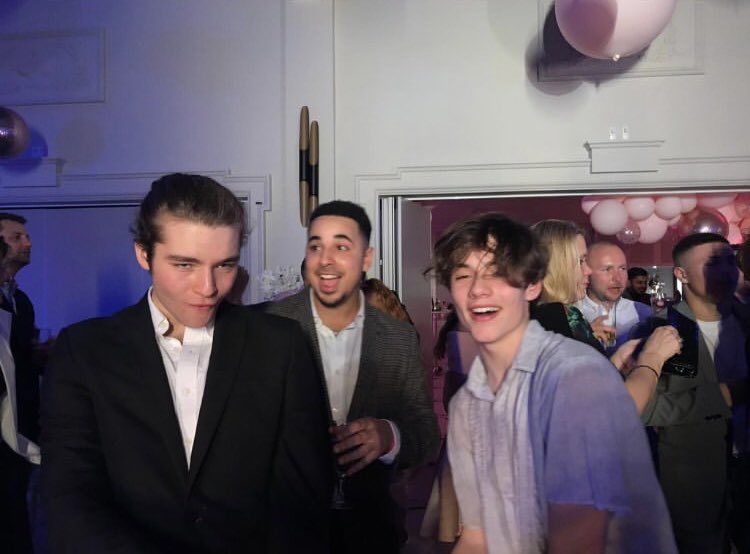 📲 Louis Partridge via @/skengstagram's IG Story