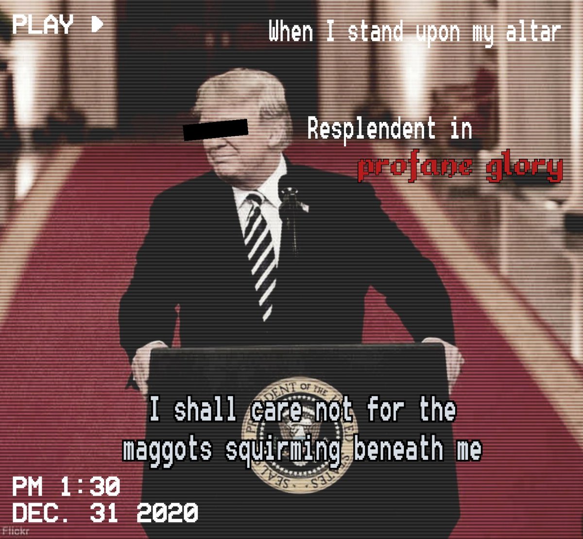 TemporaryTerror's tweet photo. Fuck Trump 🖕

~Tigercvlt

#temporaryterror #photomanipulation #vaporwave #vaporgram #FuckTrump #antifascist #photoedit #photoediting #TrumpLost #vaporwaveart https://t.co/WajViFzPl1