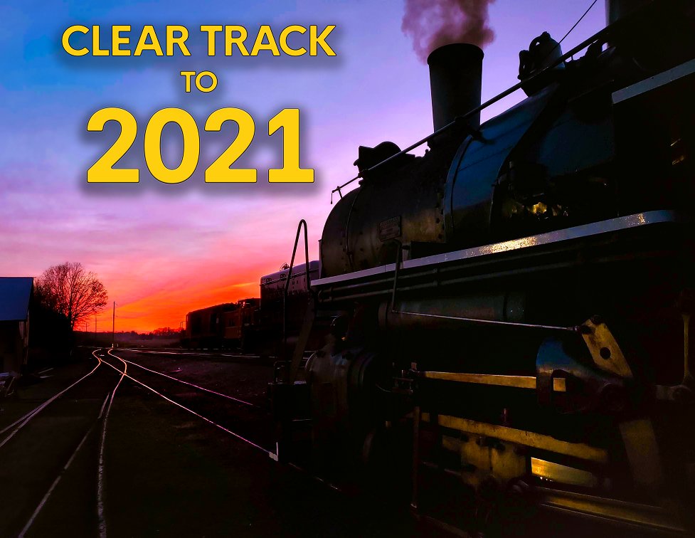 BlackRiverTrain's tweet photo. BR&amp;W is excited to welcome the New Year and our next operating season; we hope you'll come see us when we're fired up again! Thank you for your continued support during these challenging times, and we wish you a safe, healthy, and happy New Year. See you in 2021! https://t.co/rrmV4TkYAY