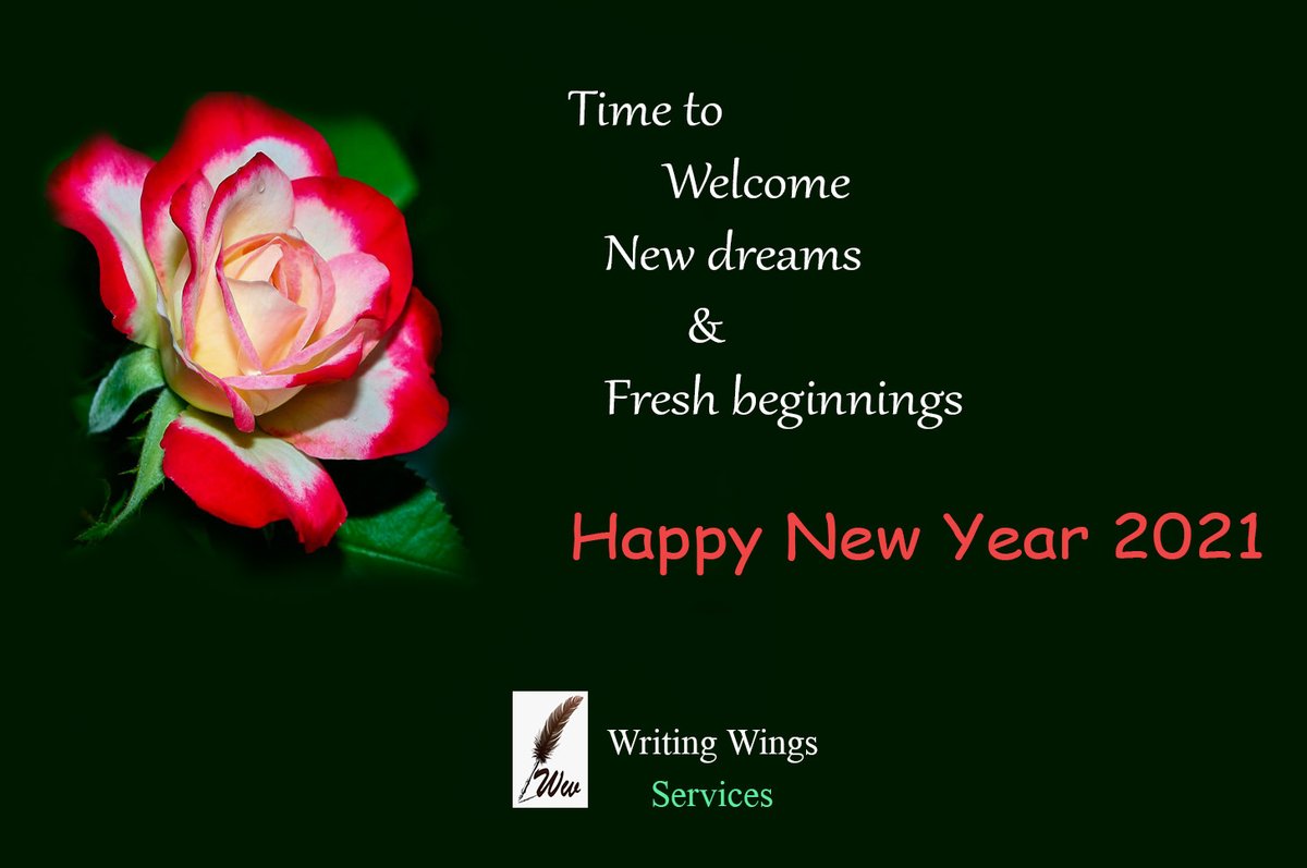 #writingcommmunity 
Wish you all a great year ahead with lots of possibilities for fresh beginnings.