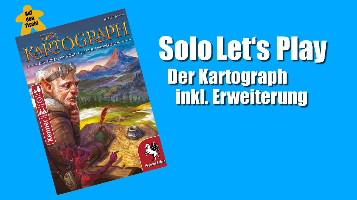 aufdentisch1's tweet photo. Ganz kurz vor Jahresende habe ich noch ein #solo #letsplay mit #derkartograph inkl. Erweiterung gemacht: https://t.co/aQg2sf7Uff. Viel Spaß und allen einen guten Rutsch :)
#Brettspiele #Brettspiel #aufdentisch #YouTube #silvester2020 #silvester @pegasusspiele #thecartographer https://t.co/CYOS4fr9ya