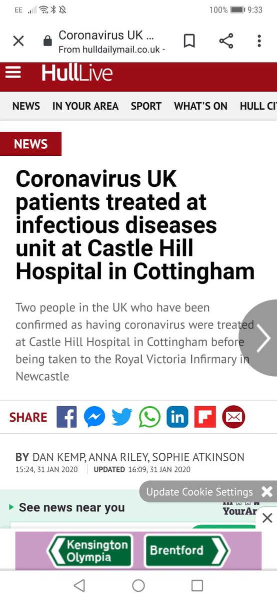 January. What would have been the odds on the UK’s first reported cases of coronavirus being treated on our doorstep at Castle Hill hospital in Cottingham? Both patients - a mother and son from Wuhan - recovered.