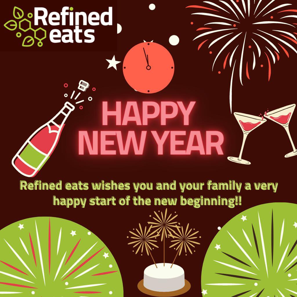Refinedeats's tweet photo. New year is a perfect time to plan out all goods for you and be happy with family and friends.Let go of all worries and negatives from your life and start new.May this new year brings out good in everyone and spread happiness.Happy new year.
 
#newyear #happynewyear #newyear2021 https://t.co/aZ5jNPXcz9