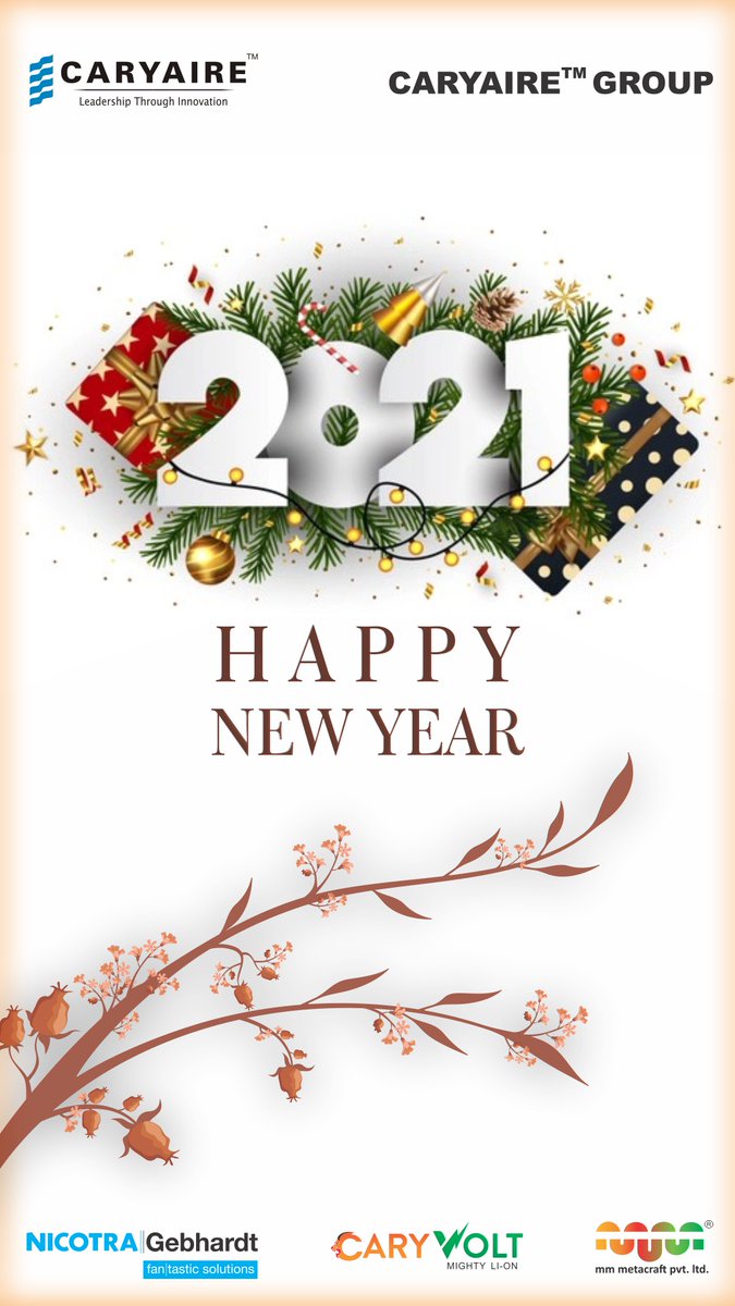 CARYAIRE™ GROUP wishes you a very happy New Year ⛄️🥳