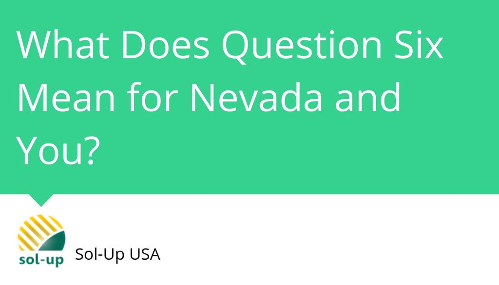 solupnv's tweet image. A statewide shift to renewable energy will mean that the cost of solar power and energy storage will continue to decline, which would put consumers in a great position to benefit from the measure.

Read more 👉 lttr.ai/bHo8

#Question6 #QuestionSix #Nevada