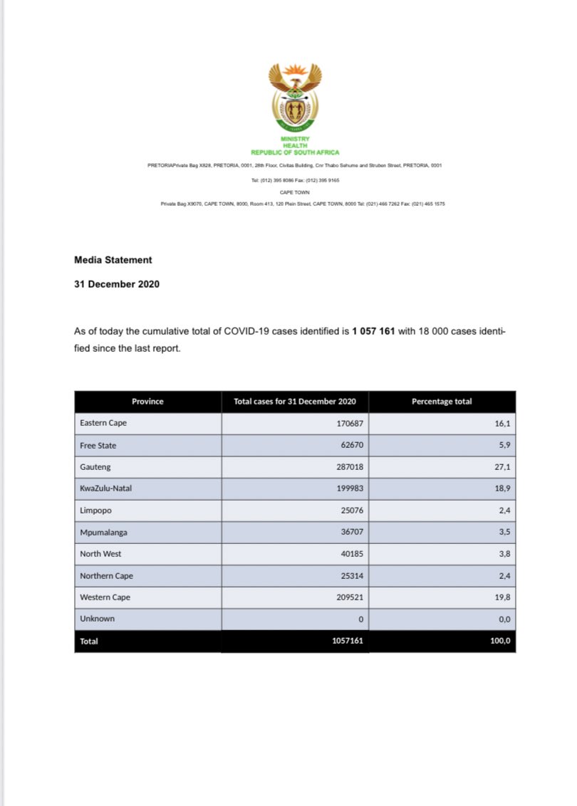 Zweli Mkhize tweet media