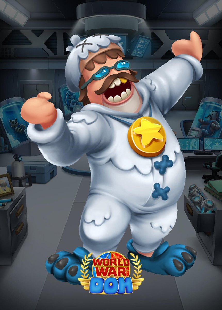 New Season Skin: Commander Onesie
Skin Class: Protector
Special Power-  Sleepover: While the Commander is asleep, Troops and Buildings gain damage reduction.
#WWD #worldWarDoh