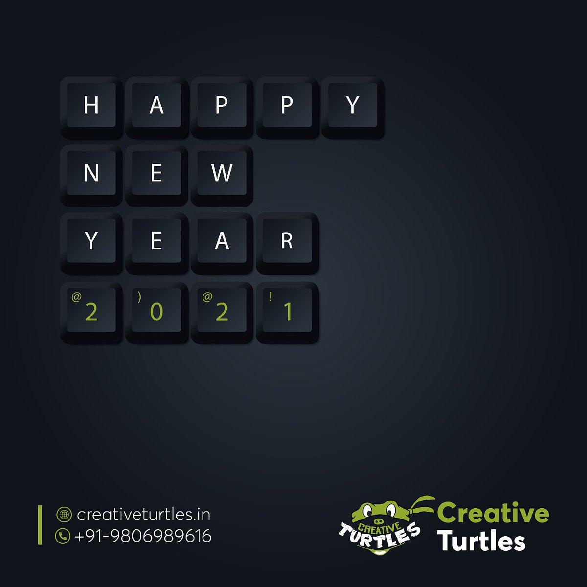 TurtlesCreative's tweet photo. HAPPY NEW YEAR 2021
#newyear #happyday #happynewyear #byebye #byebye2020 #welcome2021 #creativeturtles #Creative #newyear2021 #celebration #celebrate #newyearcelebration #digitalyear #healthyyear #happyyear https://t.co/xqB0Q0IGwh