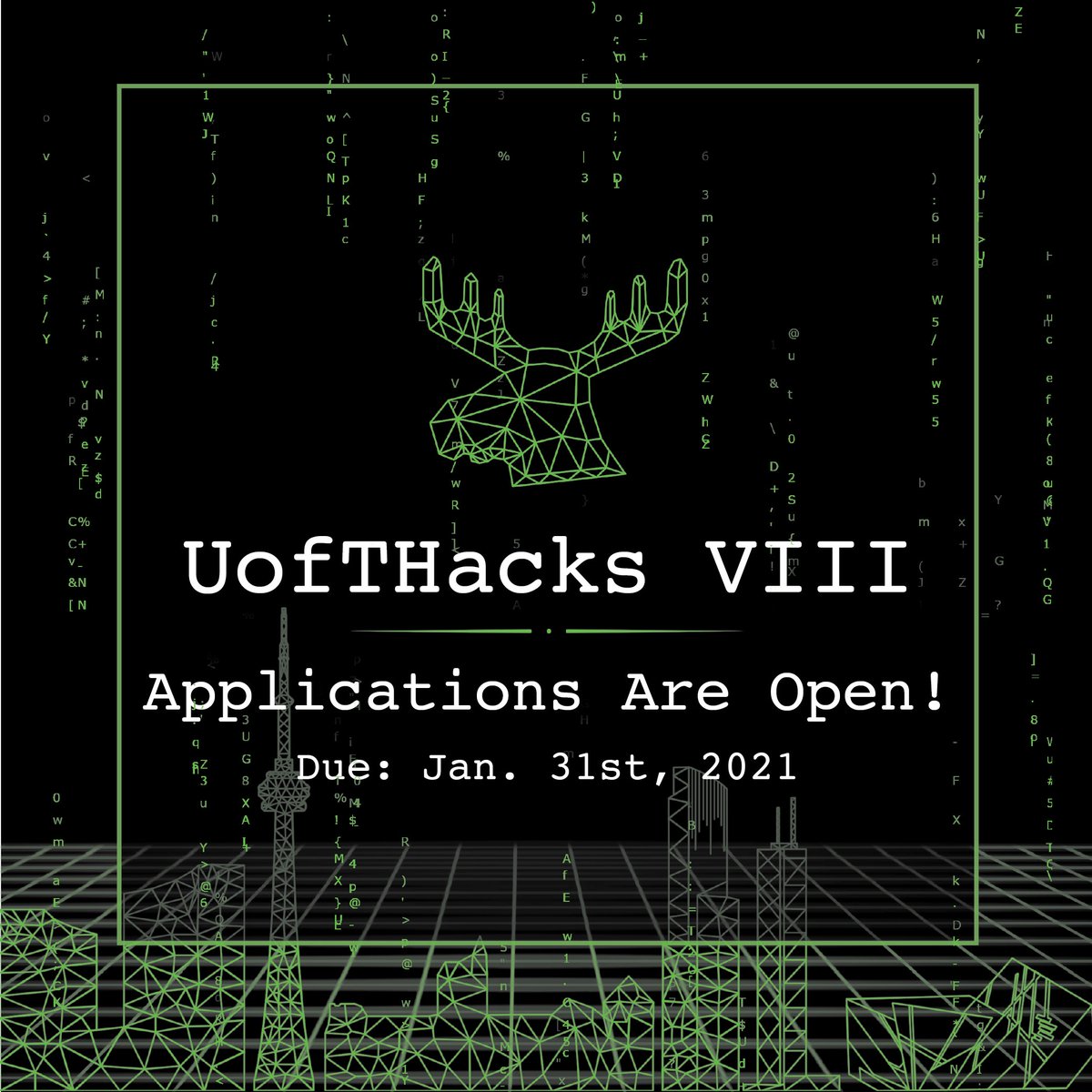 ✨ We invite you to participate in our very first virtual #hackathon happening on Feb. 19-21, 2021!

🥳 Join our jam-packed weekend of 48 hours filled with #workshops and events! 

📝 Applications are out now and due on Jan. 31st, 2021: buff.ly/2BubaWn