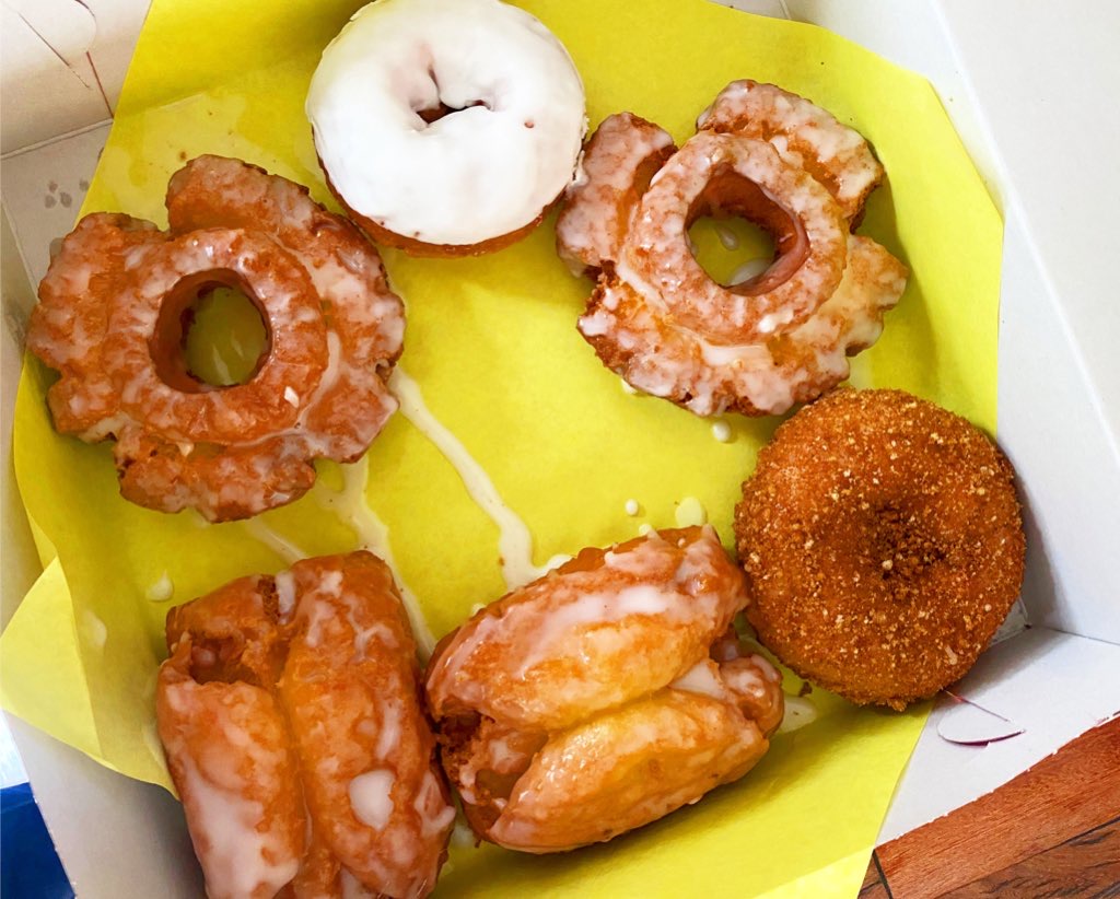 * Doughnuts from Colorado Doughnuts. The New Year's diet begins tomorrow :)