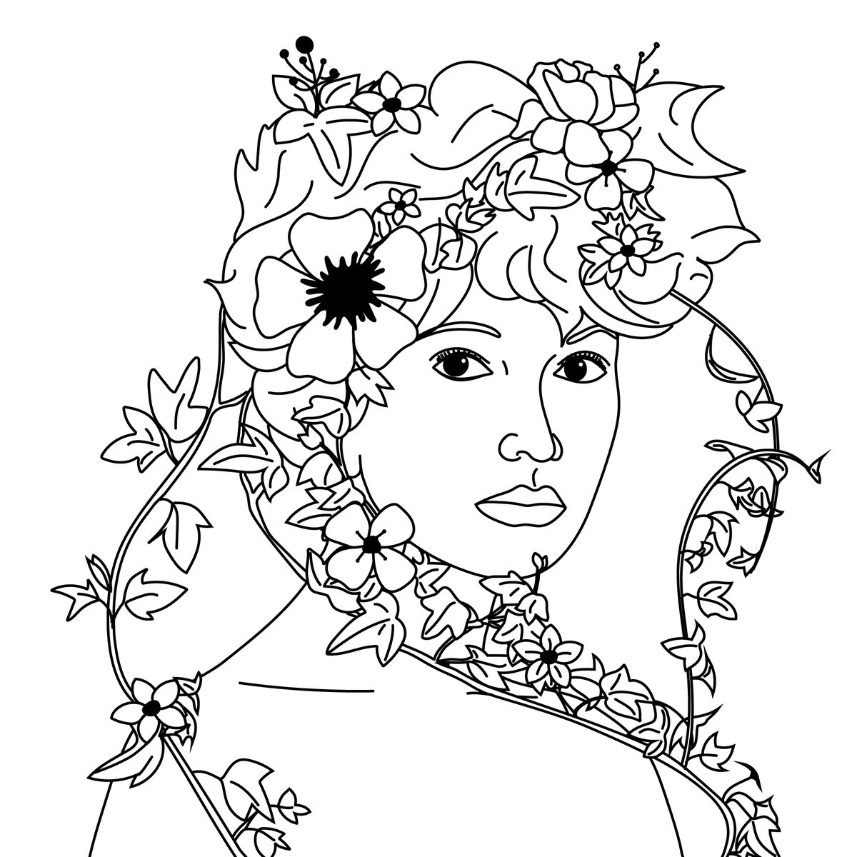 VectoyArt's tweet photo. Woman with flowers line drawing vector illustration | Line art woman flower head https://t.co/gtvkLHSwFm via @Etsy 

#women #flowerhead #MinimalArt https://t.co/09SpsxT8oH