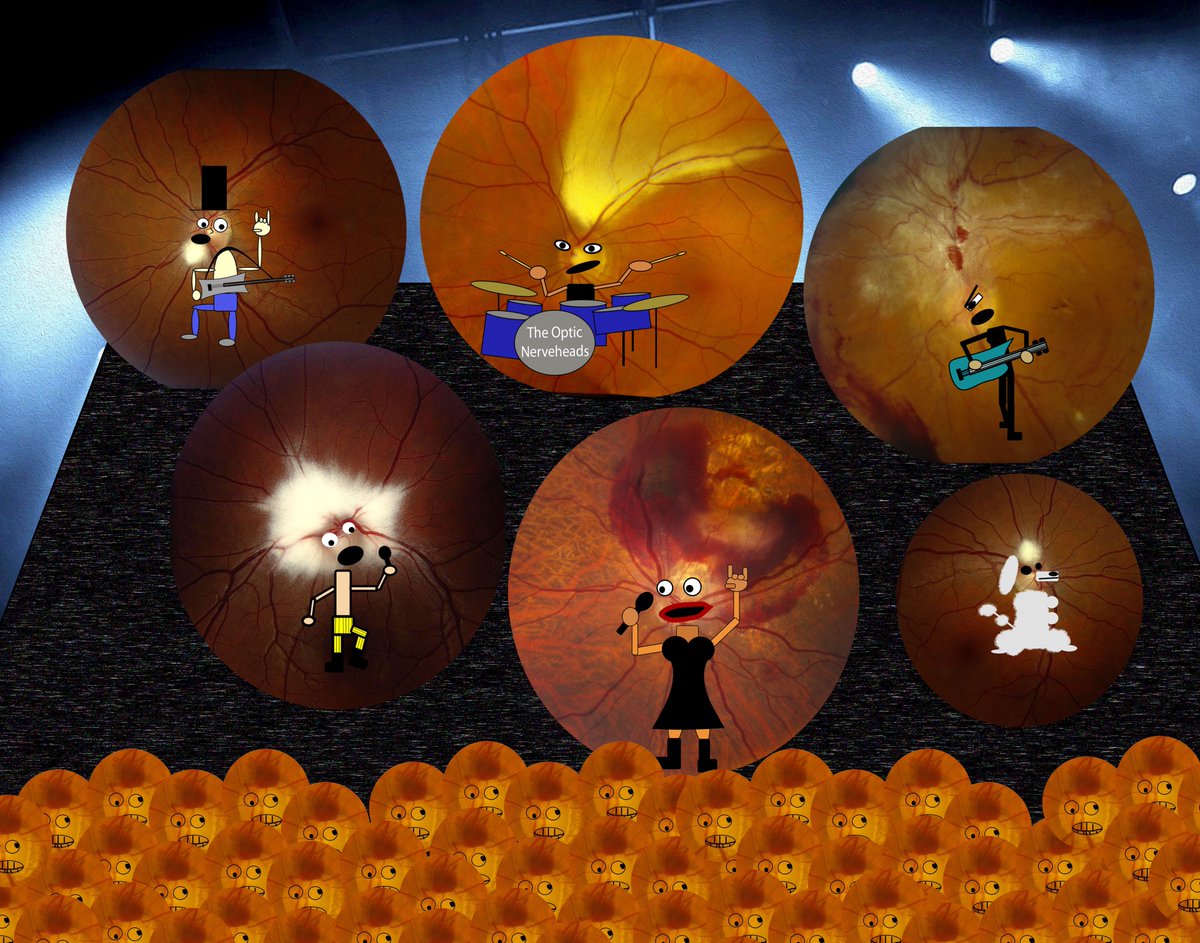 We love our diagnostic imaging team and we love their holiday card! 🎉

"Hope everyone has a Happy Holiday and a rockin' New Year!"

From, The Optic Nerveheads… Diagnosis – RockEYEtis 

📷: Sarah Skiles, CRA, and team