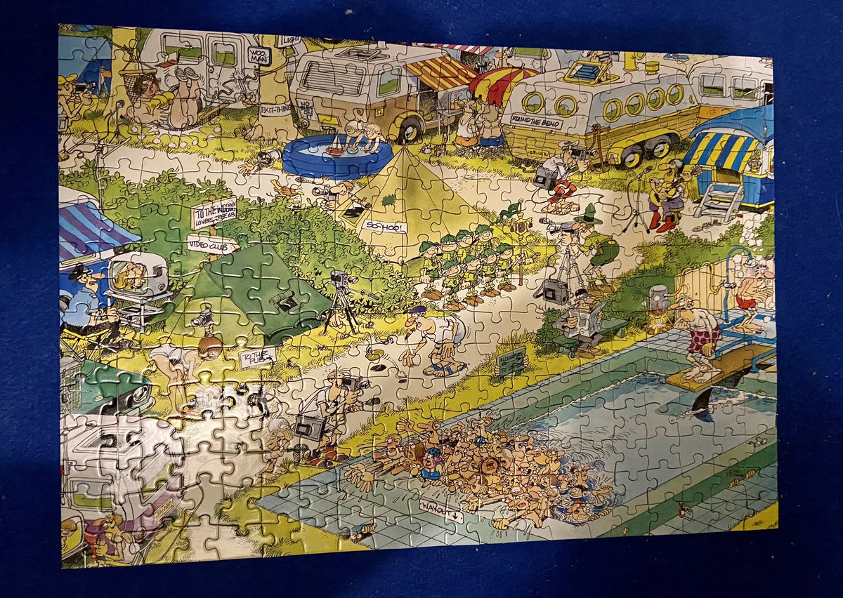 mveldhuis76's tweet image. Jan van Haasteren puzzel gemaakt... leuk! #puzzle #comicpuzzle #lol