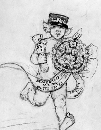 belmontpaulnps's tweet photo. "Democracy for the United States" and "Freedom for Women"

Nina Allender sketched these New Year's wishes in her last cartoon of 1918. 

What are you hoping for in the New Year? #ForwardIntoLight #BeyondThe19th https://t.co/NkyZgEBwZX