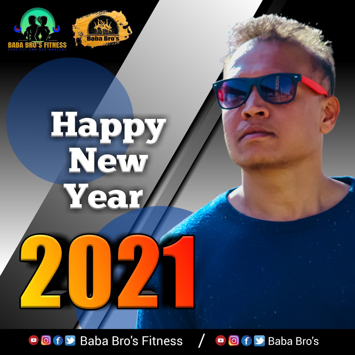 SIbraheem5's tweet photo. Happy New Year 

Stay fit and Eat healthy ...
#ibbudancer #bababrosfitness #bababros #iafcreations https://t.co/H4g0hdudPk